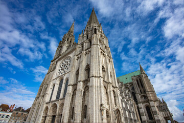 Fototapeta premium Notre Dame de Chatres Cathedral France