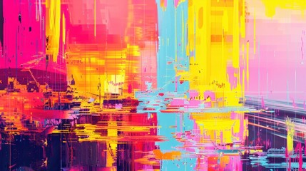 Fototapeta premium Abstract Colorful Digital Art for Creative Projects