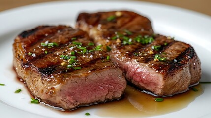 Savory grilled steak complemented by a colorful array of roasted vegetables