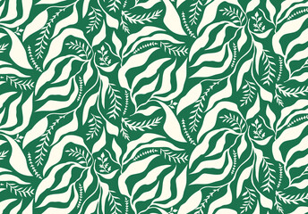 Seamless hand drawn minimal abstract organic shapes pattern. Collage contemporary print. Fashionable template for design. Design for fashion , fabric, textile, wallpaper, web, wrapping and all prints.