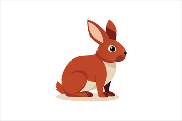  Cute Rabbit vector art illustration