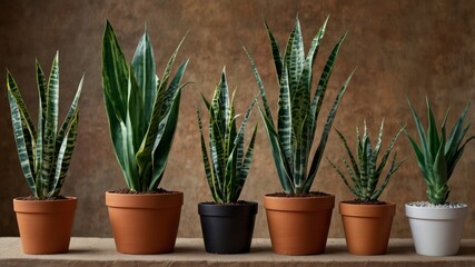 Snake Plant in a Terracotta Pot