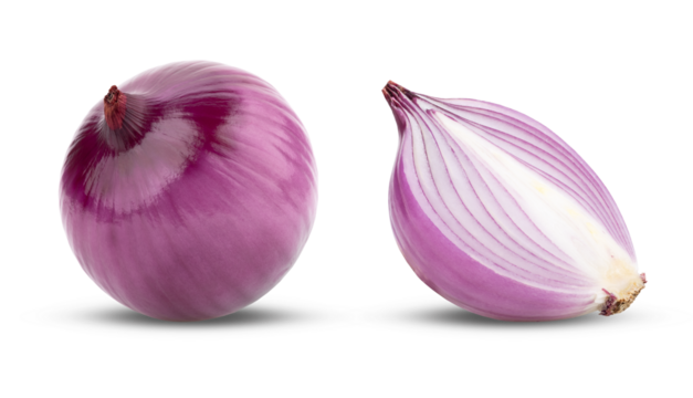 purple onion isolated on transparent png