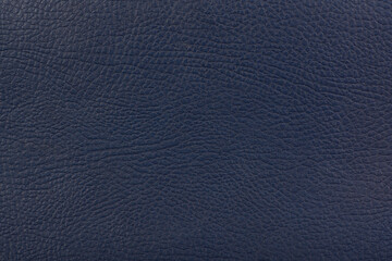 Blue polymer leather background texture