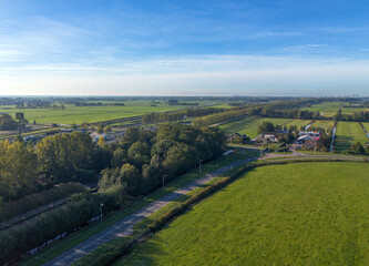 Area In the Zuidplaspolder where In the future a new village will rise. Between the cities of Gouda and Rotterdam will be 8000 houses a forest and new industrial areas