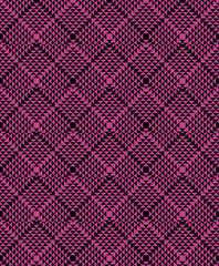 Seamless geometric mosaic pattern, mirroring design.