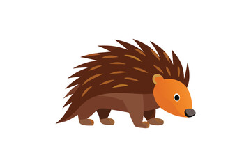  cute Porcupine vector art illustration