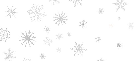 Snowflakes - Christmas Card - Snowflakes Of Paper In Frame