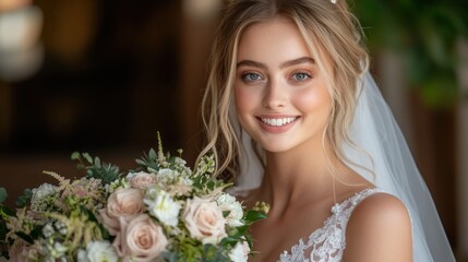 Naklejka premium Wedding Photography Capturing the Joy and Love of Your Special Day, Photographer with a Passion for Storytelling in Every Frame