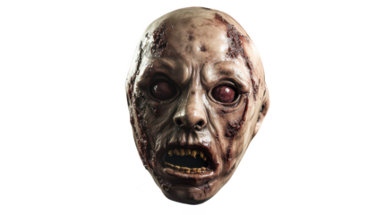 portrait of a person with a mask