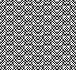 Seamless geometric mosaic pattern, mirroring design.