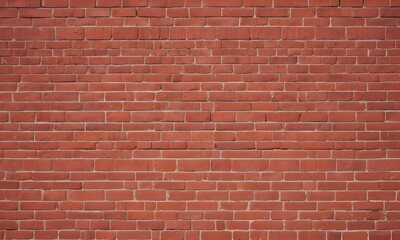 Obraz premium A red brick wall with diagonal rows of bricks