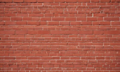 Obraz premium A red brick wall with diagonal rows of bricks