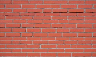 Obraz premium A red brick wall with diagonal rows of bricks