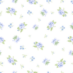 seamless floral pattern transparent background.