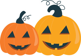 Halloween Clipart Illustrations and Design Elements Set