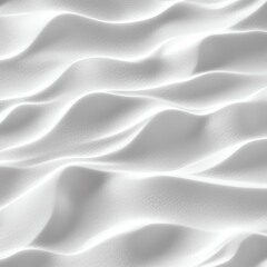 Fototapeta premium Abstract texture of soft flowing white waves, creating a serene and calming visual effect for backgrounds and design.