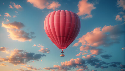 Fototapeta premium hot air balloon in sky