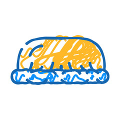 muraltaschen nutrition doodle icon sketch vector. muraltaschen nutrition sign. isolated symbol illustration