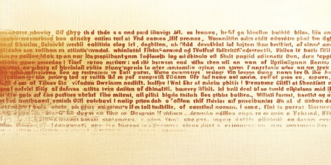 Obraz premium [A vintage letterpress poster with retro typography in warm tones], featuring textured text on a beige background, high resolution, high detail, masterpiece, 