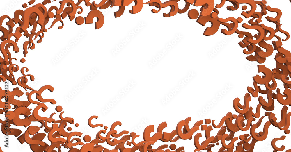 Poster question marks quiz doubt survey fa