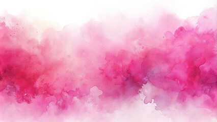 Fototapeta premium Pink abstract watercolor background