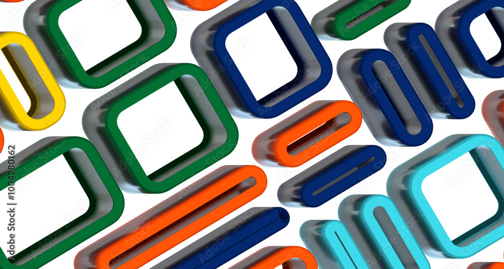 Aufkleber Abstract Low-Poly background. triangulated texture. Design 3d