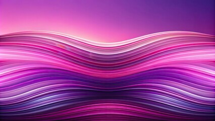 Pink and purple waves in a light gradient, symmetrical
