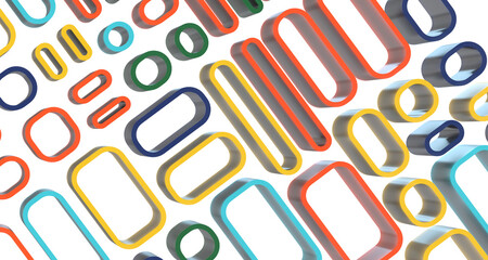 Color Blend Rainbow Trendy Low Poly BG Design
