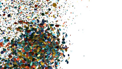 Abstract Colorful Confetti Explosion