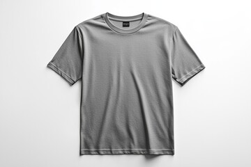 Naklejka premium White Tshirt Mockup Isolated created with Generative AI