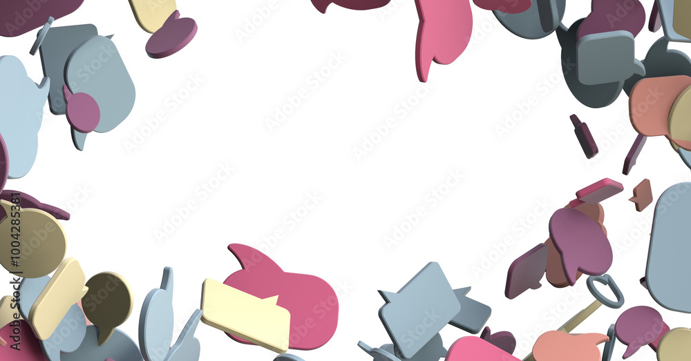 Poster hand holding using mobile phone with email icon on screen. concept of business communication