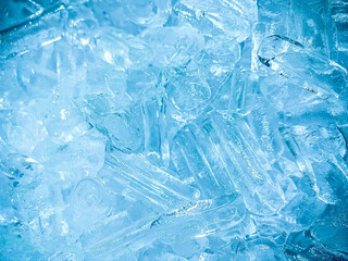 Ice cubes background, ice cube texture or background It makes me feel fresh and feel good, In the summer, ice and cold drinks will make us feel relaxed, Made for beverage or refreshment business.