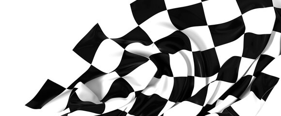 Naklejka premium Checkered flag, race flag background