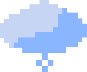 pixel cloud svg icon