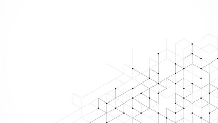 Creative idea of modern design with abstract geometric background. Minimalistic vector texture with linear pattern