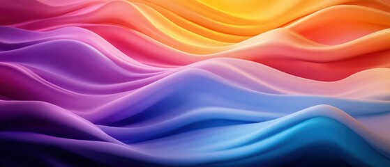 Obraz premium A glowing river of colors flowing through an abstract, dreamlike landscape, symbolizing the creative flow of ideas