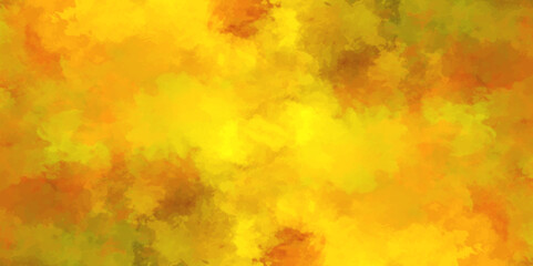 Abstract Watercolor marbled painting Chalkboard. Yellow orange background with distressed vintage texture. vibrant watercolor gradient transitions from fiery red and orange to sunny yellow and serene.