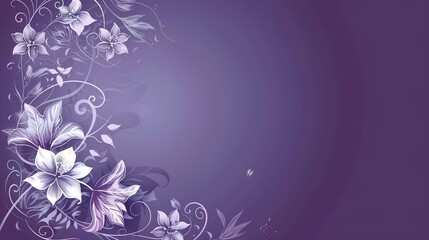 Elegant Simple Design on Purple Background: A Chic and Minimalist Vision. Admire the Beauty and Simplicity.