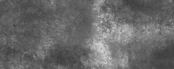 Dark grey abstract concrete wall grunge texture stain wall cracks papercut decorative vintage wall background.