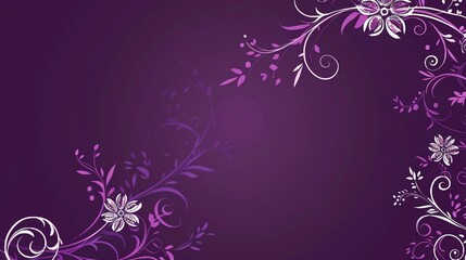 Elegant Simple Design on Purple Background: A Chic and Minimalist Vision. Admire the Beauty and Simplicity.
