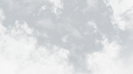 abstract white fluffy clouds mist fog smoke curling isolated on transparent background