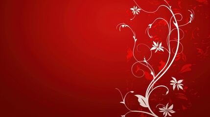 Stylish Simple Design on Red Background: A Bold and Captivating Vision. Admire the Elegance and Creativity.