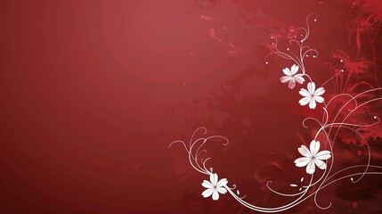 Stylish Simple Design on Red Background: A Bold and Captivating Vision. Admire the Elegance and Creativity.