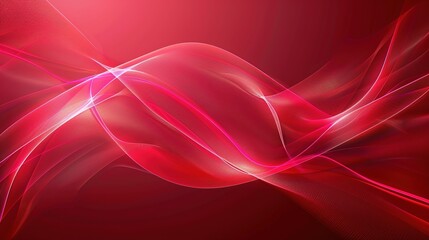 Fototapeta premium Stylish Simple Design on Red Background: A Bold and Captivating Vision. Admire the Elegance and Creativity.
