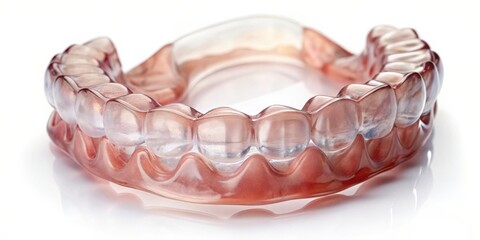 Custom fit gum guard for closed false teeth to protect dental health
