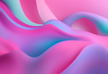 Elegant Pastel Waves Background