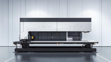 Industrial Laser Cutting Machine in a Modern Factory