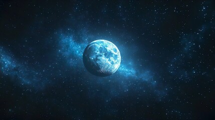 Obraz premium Elegant 4K Wallpaper with Starry Night Sky Deep Space Background