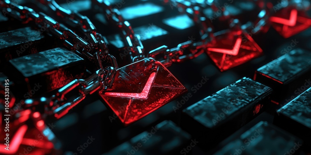 Poster Firewall Implementation Against Email Scams: Using firewalls to shield against phishing in email scams.